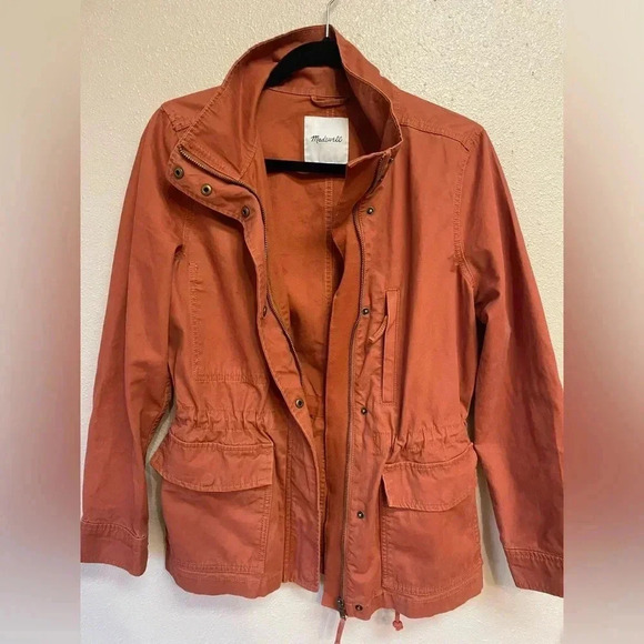 MADEWELL Women’s Canvas Cinch Waist Jacket - Picture 8 of 8